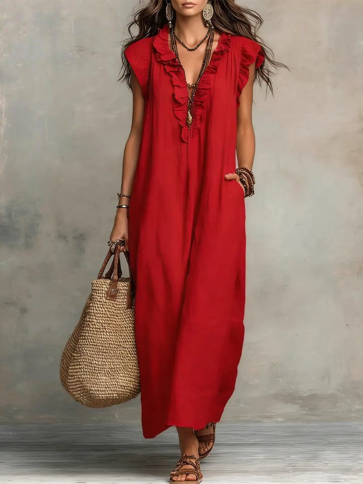 Camelia | Elegant & Comfortable Maxi Dress