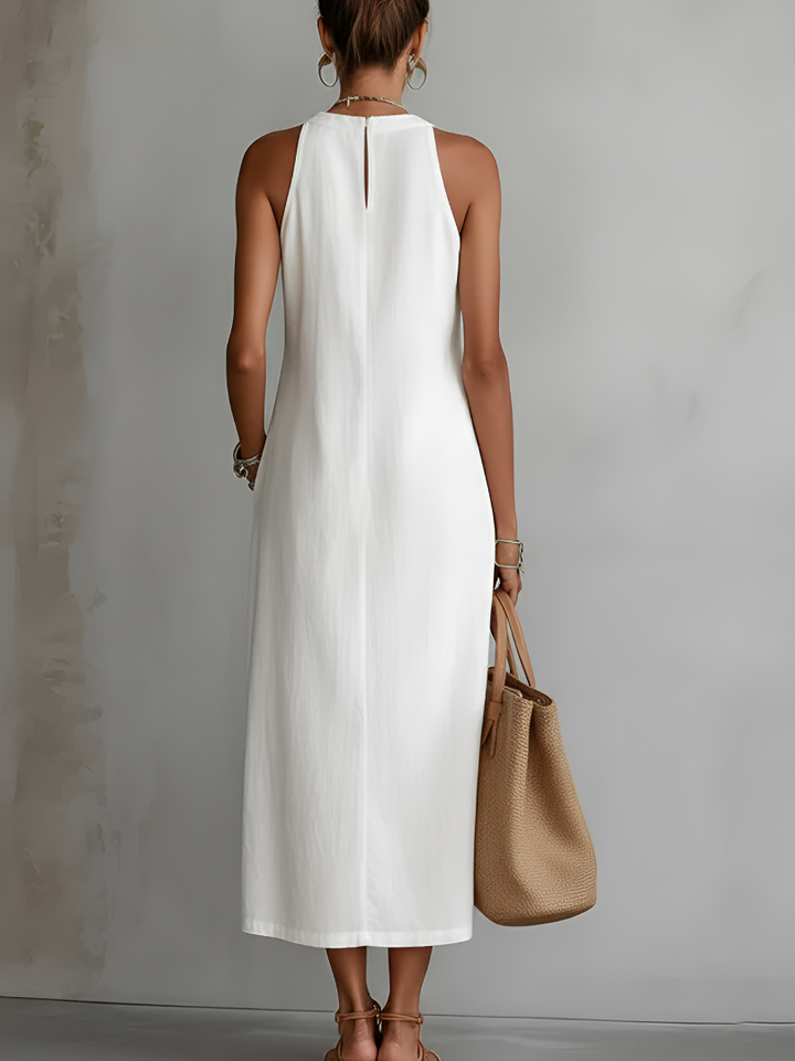 Jimena™ | Relaxed Embroidered Midi Dress