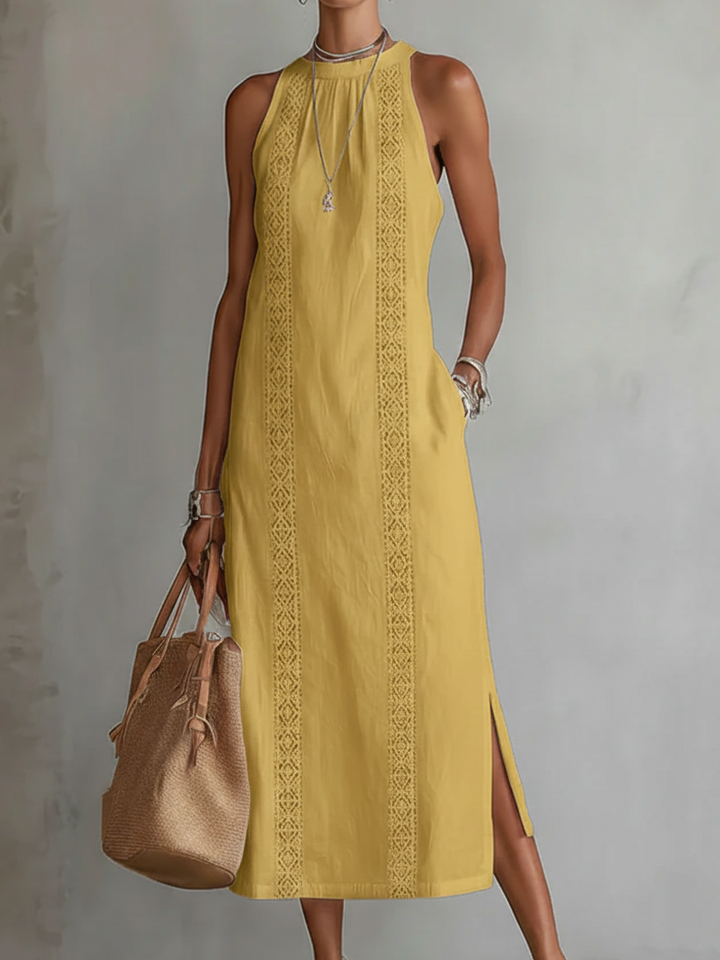 Jimena™ | Relaxed Embroidered Midi Dress