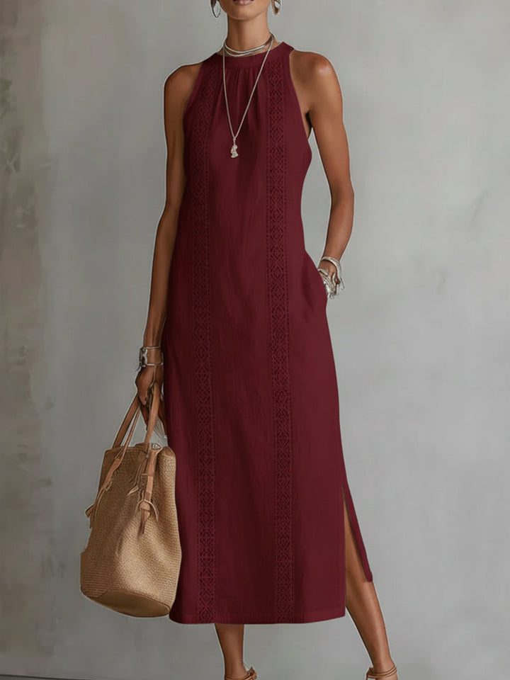 Jimena™ | Relaxed Embroidered Midi Dress